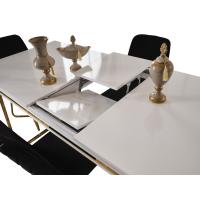 LOTUS METAL AYAKLI ŞÖMİNELİ YEMEK ODASI