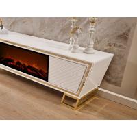 LOTUS METAL AYAKLI ŞÖMİNELİ YEMEK ODASI